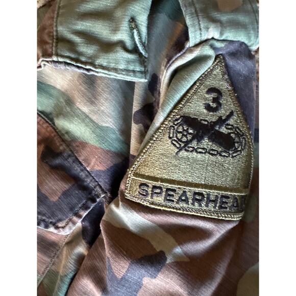 Vintage Military Camo M Cold Weather Coat Spearhead Patch - Picture 3 of 8